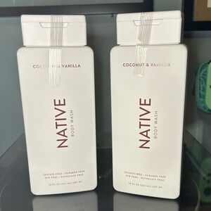 2 x Native Coconut Vanilla Body Wash